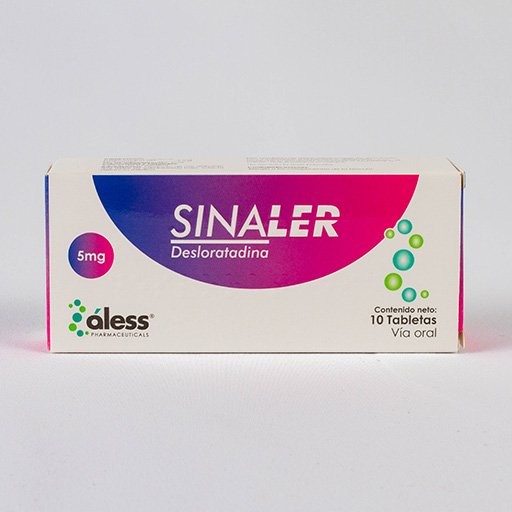 Sinaler (Desloratadina) 5Mg X 10 Tabletas